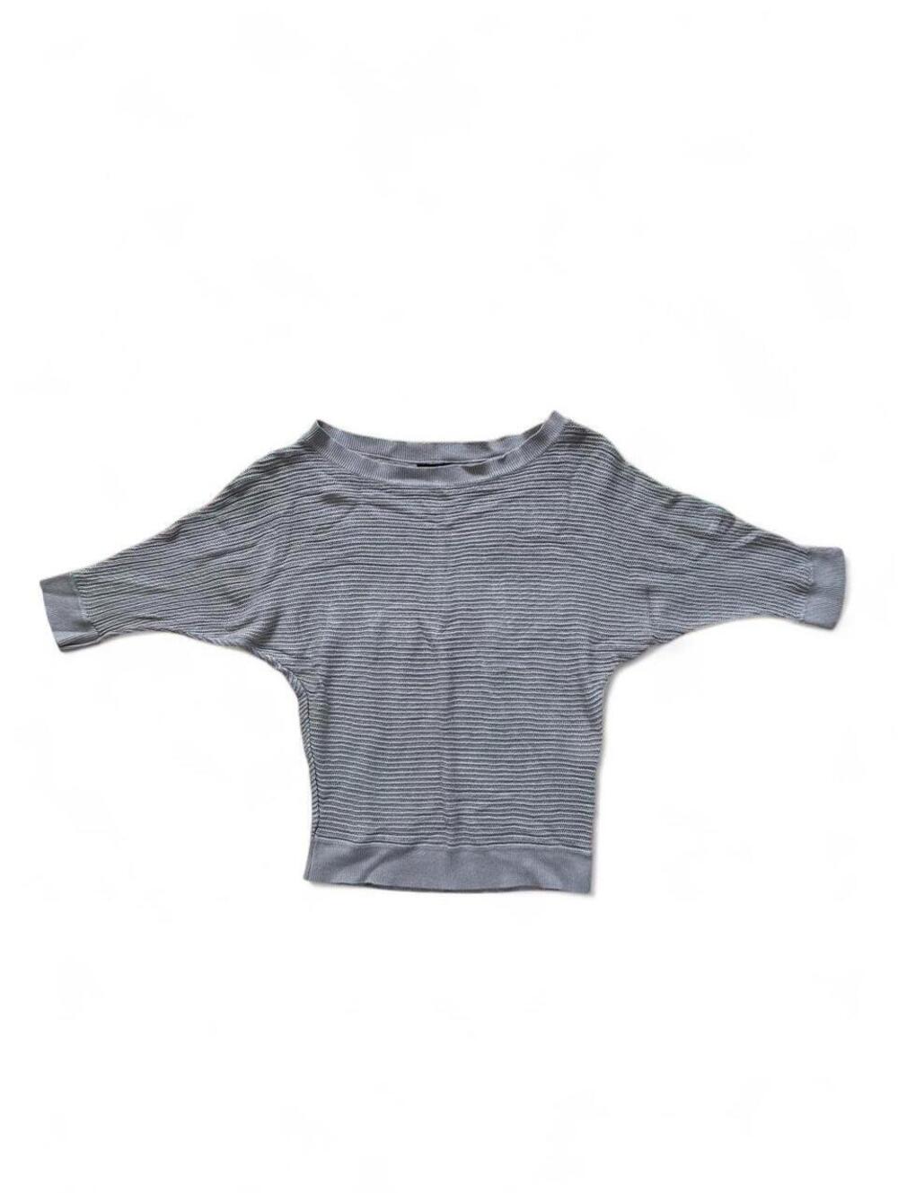 Express Women's Grey and Blue Jumper